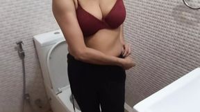 Indian desi wife cheated her husband by fucking his friend with big boobs and wet juicy pussy