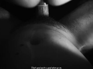"I'm your wench, bang my butt hard!" - this babe Immodest Talks and impales her butt on my dong until climax (French with subtitles)