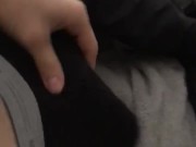 Young twink with big dick tease