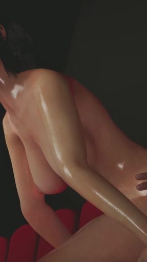 Wet date at the cinema ends fucking her   Clip 2