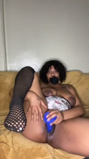 MILF BABYSITTER puts a SOCK in it + NEW pussy design  | Solo Play ~ Juiicy10011 🍀