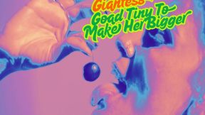 Tiny Man Swallowed By A Giantess To Make Her Bigger