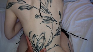 Petite Trans Hottie Claire Gemini Takes Huge Cock in POV