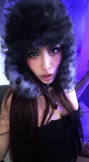 Looking for a sissy to play with; she knows what's up