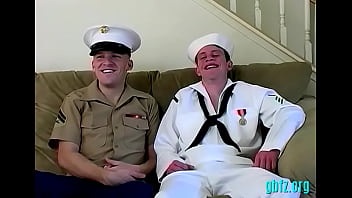 Gay twinks take a big ramrod