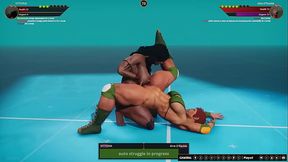 VITTORIA VS Aine O'_Rackie (Naked Fighter 3D)
