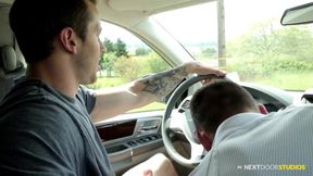 Next Door Mates: Tough tearing up & pierced caucasian black-haired