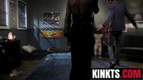 TS Korra Del Rio gagged fucked and drained by Ruckus