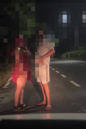 Hot Bhabhi Fucking Stranger on Road