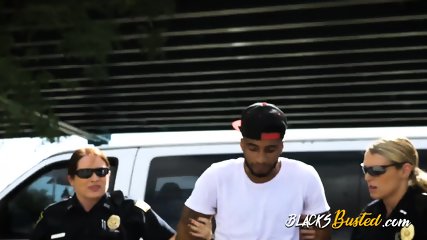 Skinny thug demolishes perverted milf cops punani hard