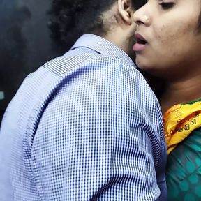 Mallu hot girl half saree romance with lip lock, Desi malayali girl half saree hot romance with lip lock, Mallu couple hot kiss