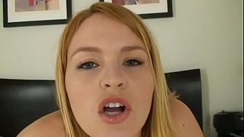 Krissy Lynn in hot Femdom cuckold creampie eating hot wife chastity POV blowjob and sex and making you watch her fuck other men