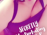A SEXY TRANNY SECRET Masturbation UNDER a TABLE!!!