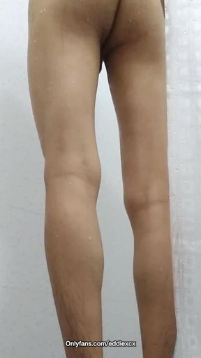 Straw and Shower After Arriving From School