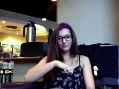 Tattoed Amateur Webcam Girl Hot Dildo Action Masturbation