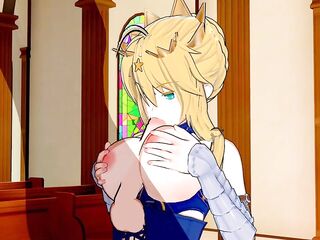 Fate/Grand Order - Artoria Pendragon (Lancer) CG Anime