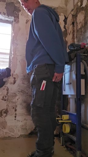 Permanently Bi-man Gets It with a and Masturbates While Working Part 1
