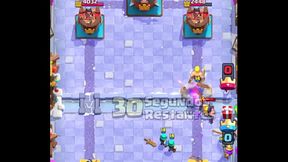 clash royale - espancando uma vadia