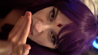 Teen Titans Raven Sucks and Tugs Black Cock!