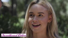 SWEETHEARTVIDEO - Busty Teacher Rewards Her Student For Her Hard Work By Licking Her Pretty Pussy