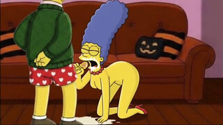 Mischievous Halloween Manga porn 2025: Simpson COUGAR Wifey Sucky-sucky & Cheating Animation Parody