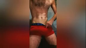 Exponiendo mi gran polla