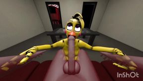 Fnaf Chika deepthroat