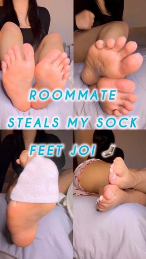 ROOMMATE STEALS MY SOCK JOI