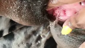 EXTREME CLOSEUP SQUIRTING