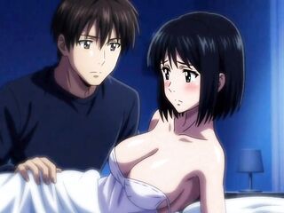 Step son share couch with stepmom and screw her from behind