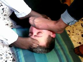 A108 Lady Lucy Lady Daniela in Footstool domination