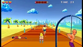 Voluptuous Skate Queen Dominates Muscular Guys in Wild Hentai Outburst