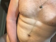 Gay Chubby Otter Jerks Off & Cums - Kodi Voss