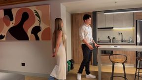 Busty Real Estate Agent Convincing Her Client to Buy by Giving Him a Good Cock Blowjob