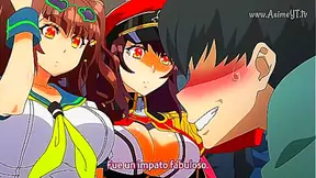 Horny Anime Girl Pleasures Bikou in steamy Ecchi Encounter