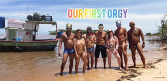 I TOOK MY WIVES TO A GANGBANG WITH MY FRIENDS ON AN OLD BOAT IN SALVADOR