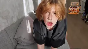 hot birthday creampie with a horny short hair girl