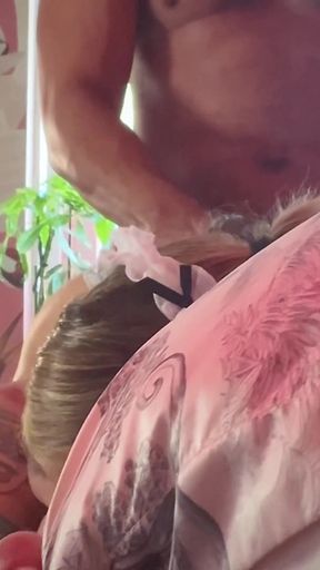 Stunning Trans Maid Domino Presley Fucked Til Cum & Creampie