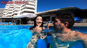 ARGENTINIAN SLUT is Picked Up From The Swimming Pool and FUCKED in her Hotel Room