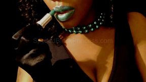 Green envy lipstick fetish