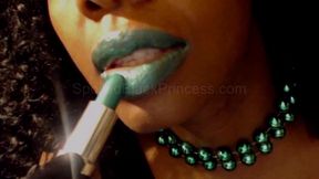 Green envy lipstick fetish