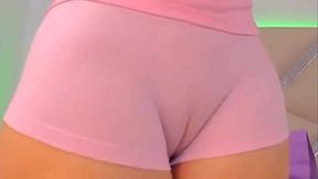 Perfect wife pussy cameltoe playing for me