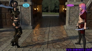 [3D Comiс] Futa Fight Champions Bailey Vs Delia