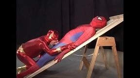 1025 super hero have sex with fetish clothes