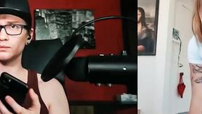 ”Hot teen masturbate on cam with lustful step brother”