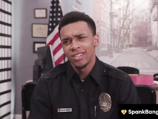 SPANKBANG GOLD - Cheating Hawt Cop Team-fucked By Whole Cop Power