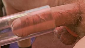 Uncut 8&quot; Cock in Vacuum Cleaner