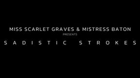SADISTIC STROKES - Double Domme Judicial Caning