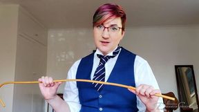 Asking Your Teacher About Secret Corporal Punishment - Pandora Blake, caning, teacher, pov, spanking, MP4