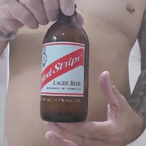 Beer Bottle Ass fuck - Part 2